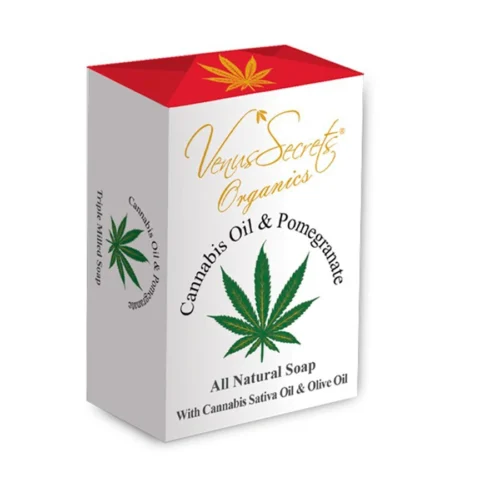 Venus Secrets Soap Cannabis&Pomegranate, Увлажняющее Мыло Каннабис и Гранат, 150ml