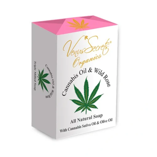 Venus Secrets Soap Cannabis&WildRose, Увлажняющее Мыло Каннабис и Шиповник, 150ml