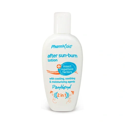 After Sun-Burn Lotion 2 in 1 Panthenol, Лосьон против солнечных ожогов и защиты от насекомых,150ml