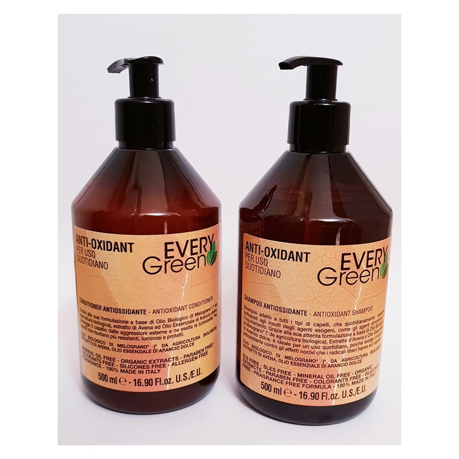 EveryGreen Anti-Oxidant Комплект шампунь 500ml + кондиционер 500ml для ежедневного ухода