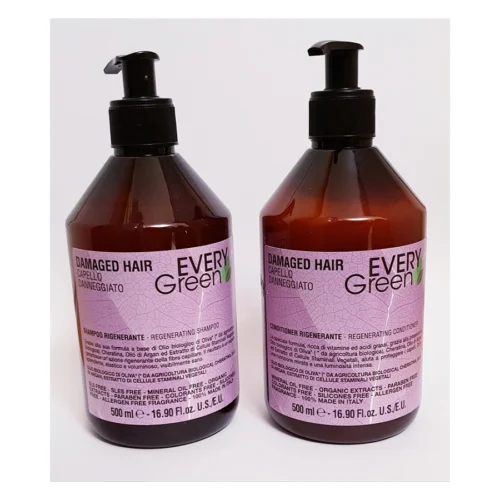 EveryGreen Damaged Hair Комплект шампунь 500 мл + кондиционер 500 мл для поврежденных волос
