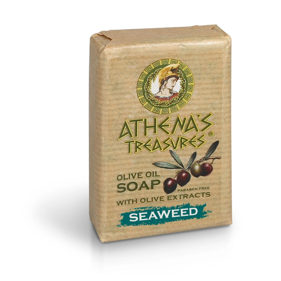 Olive Oil Soap Мыло натуральное с морскими водорослями и экстрактом оливкового масла, 100g