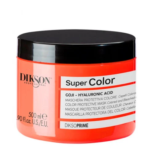 DiksoPrime Super Color Mask, Маска для окрашенных и обесцвеченных волос, защита цвета и блеск, 500ml