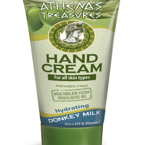 Athenas Treasures Hand Cream Donkey Milk, крем для рук с Молочком Ослицы, 60 ml