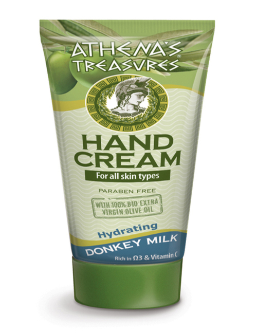 Athenas Treasures Hand Cream Donkey Milk, крем для рук с Молочком Ослицы, 60 ml